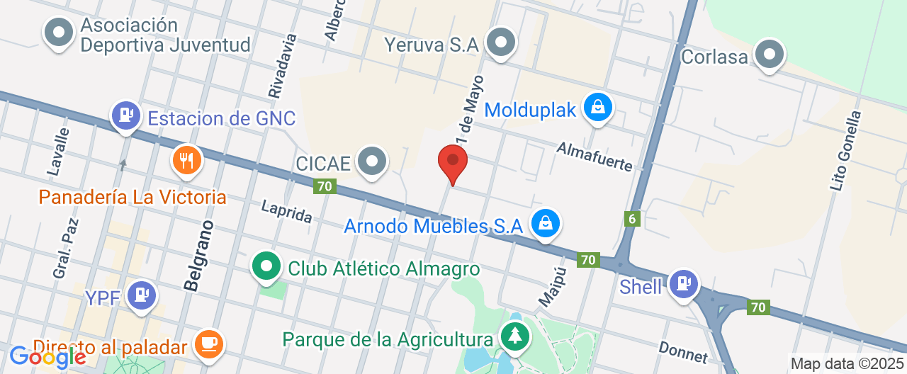 Mapa de la ubicación