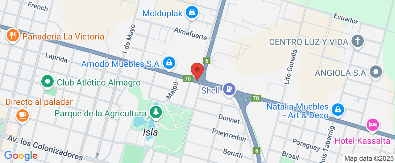 Mapa de la ubicación