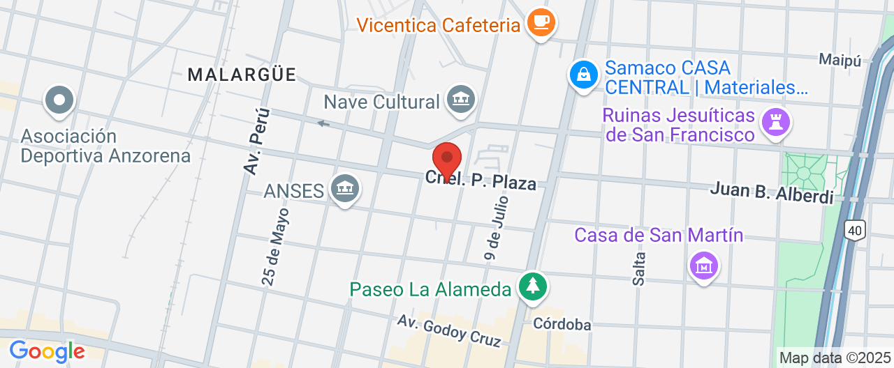 Mapa de la ubicación