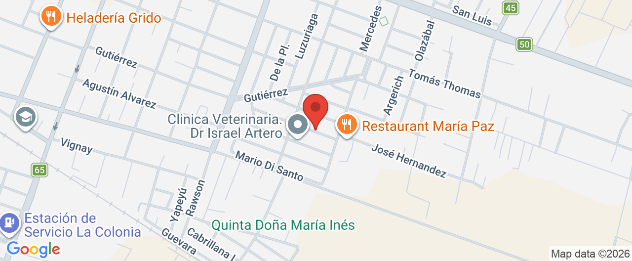 Mapa de la ubicación