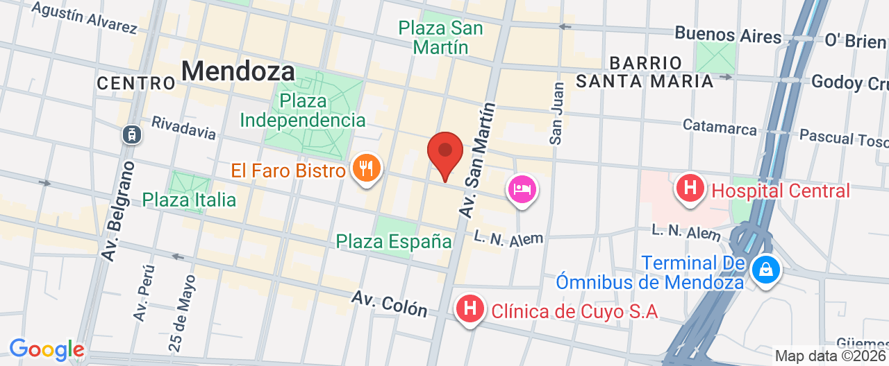 Mapa de la ubicación