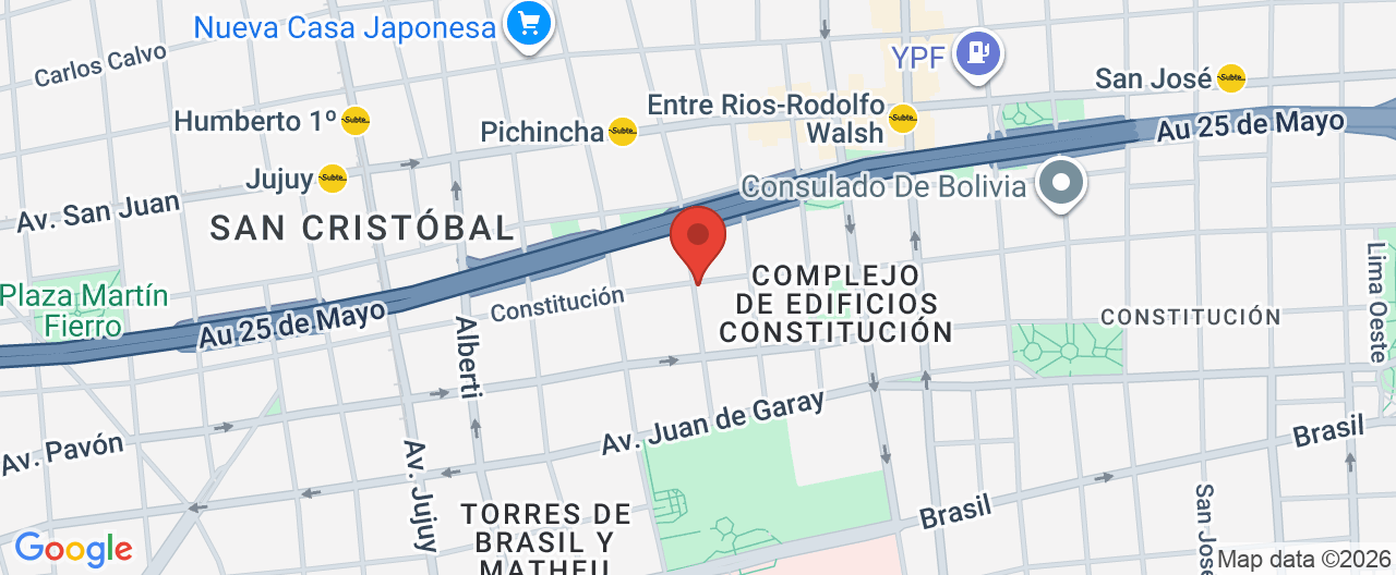 Mapa de la ubicación
