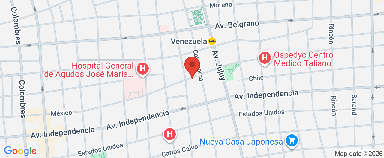 Mapa de la ubicación