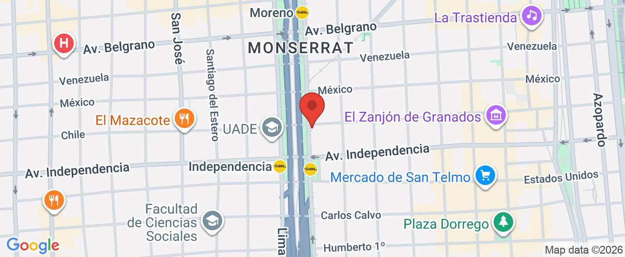 Mapa de la ubicación