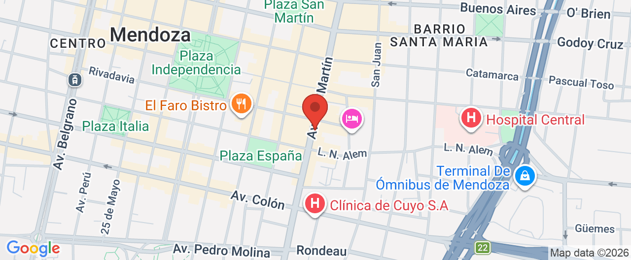 Mapa de la ubicación