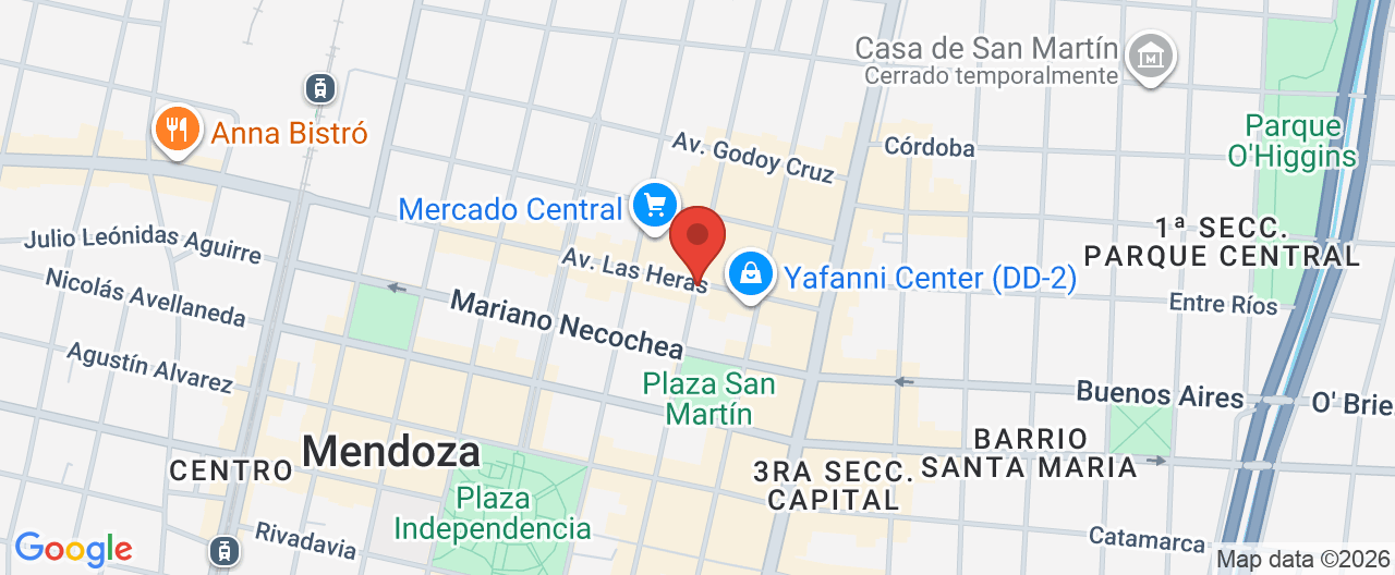Mapa de la ubicación