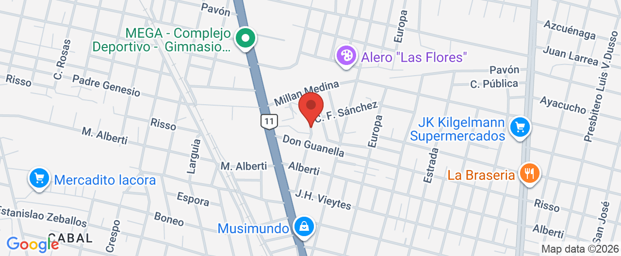 Mapa de la ubicación
