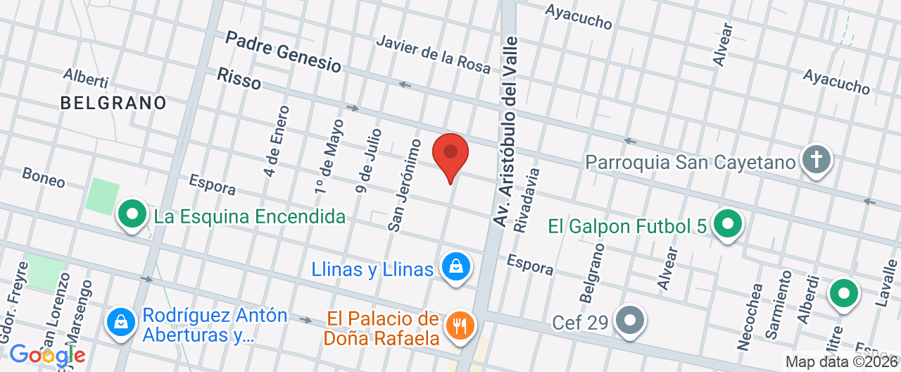 Mapa de la ubicación
