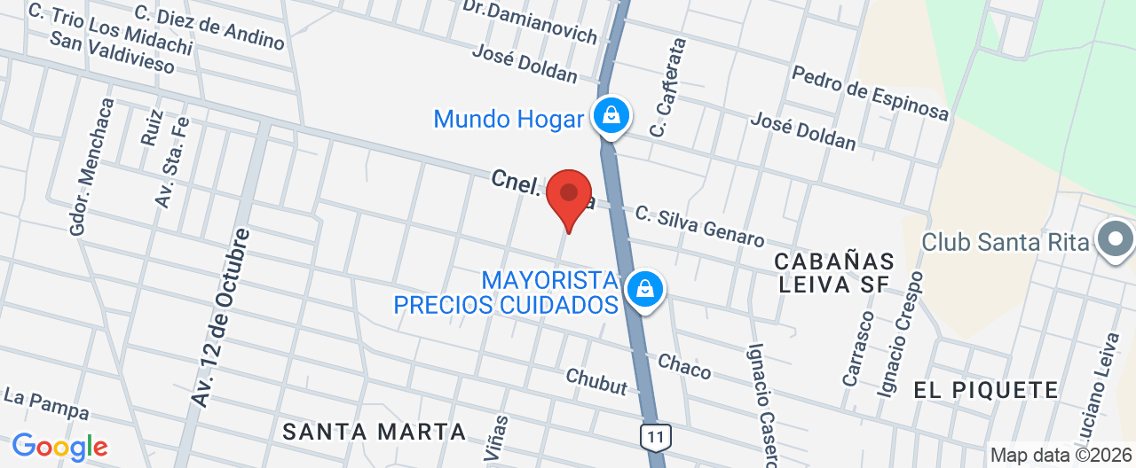 Mapa de la ubicación