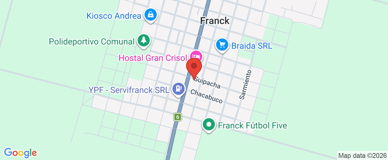 Mapa de la ubicación