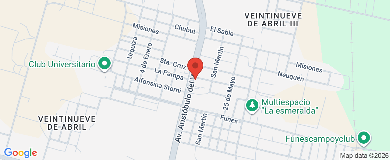 Mapa de la ubicación