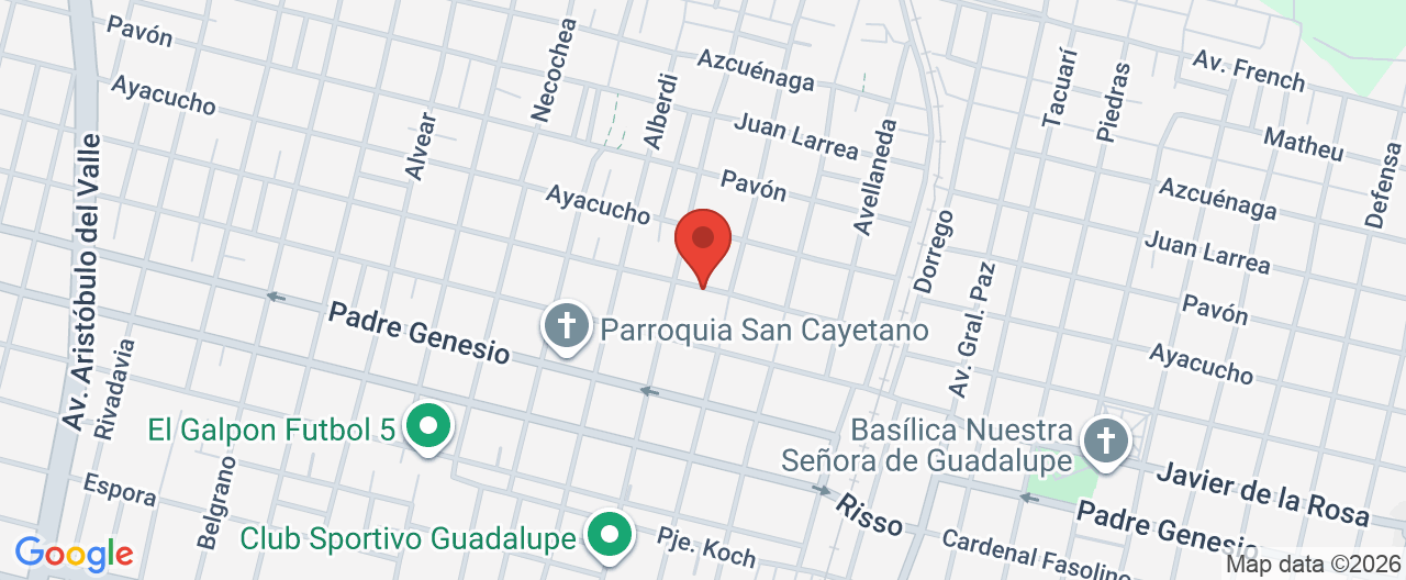 Mapa de la ubicación