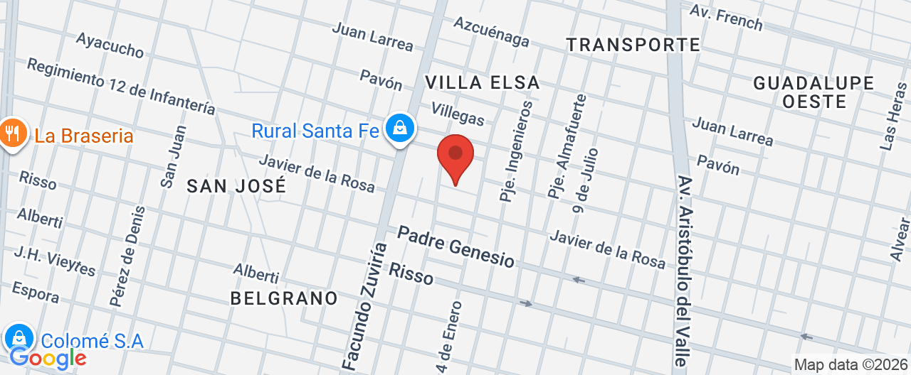 Mapa de la ubicación