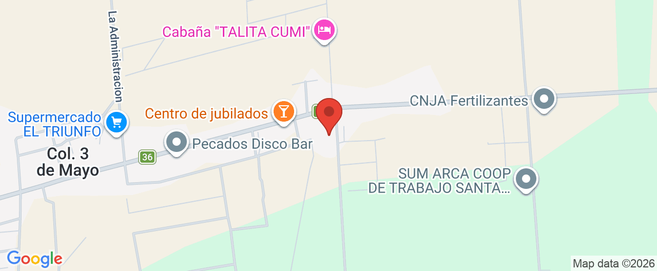 Mapa de la ubicación