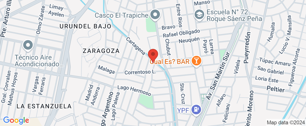 Mapa de la ubicación