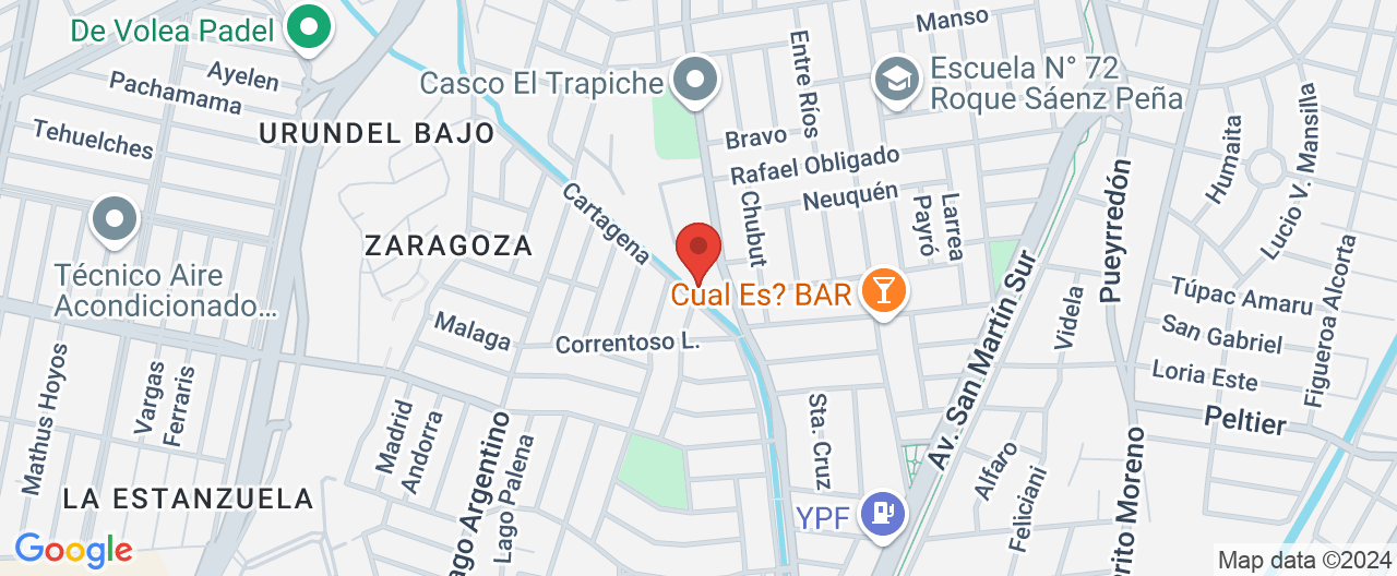 Mapa de la ubicación