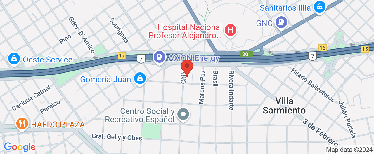 Mapa de la ubicación