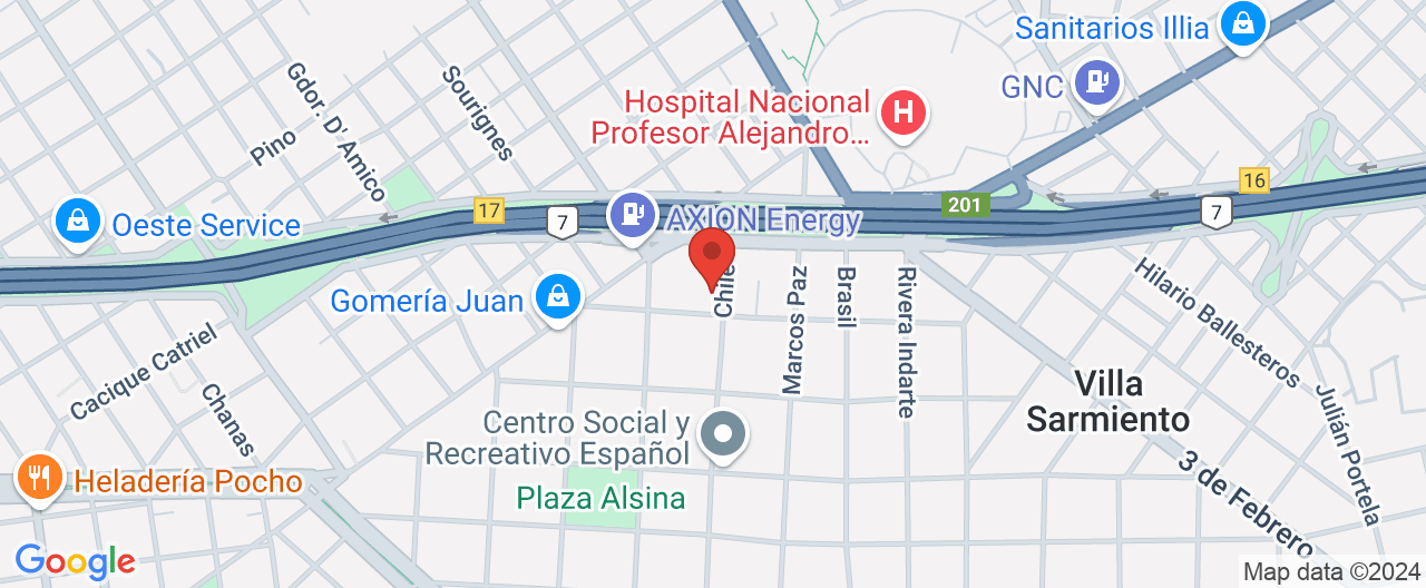 Mapa de la ubicación