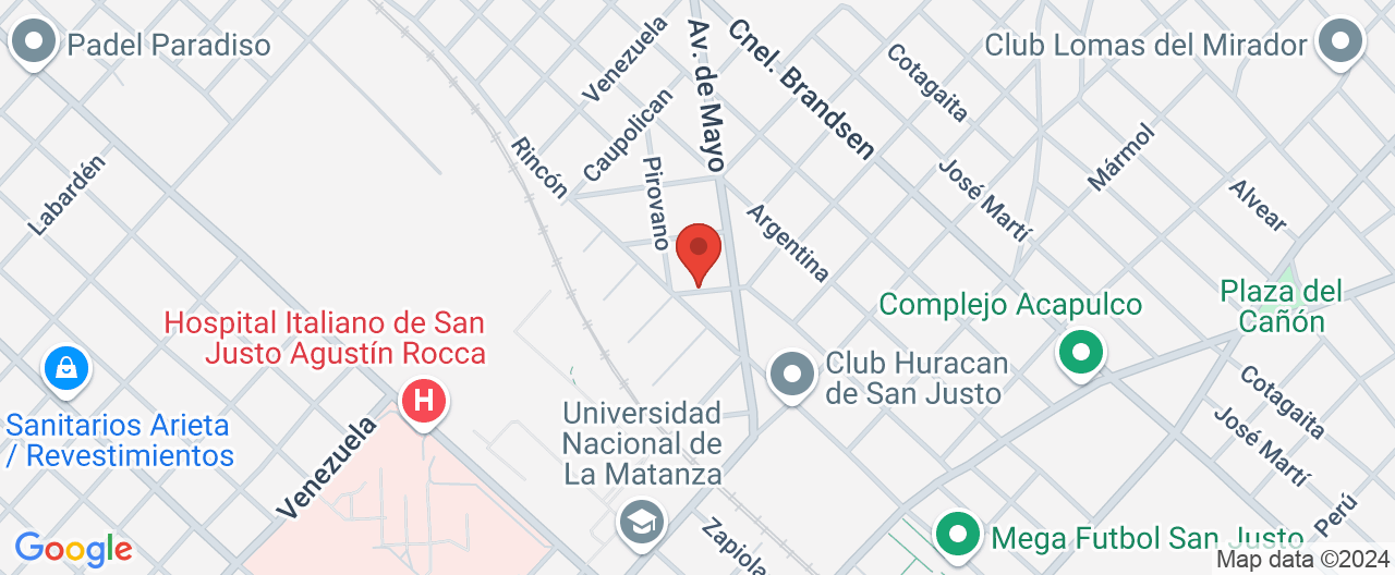 Mapa de la ubicación
