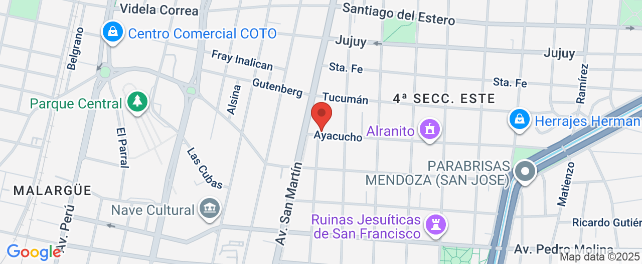 Mapa de la ubicación