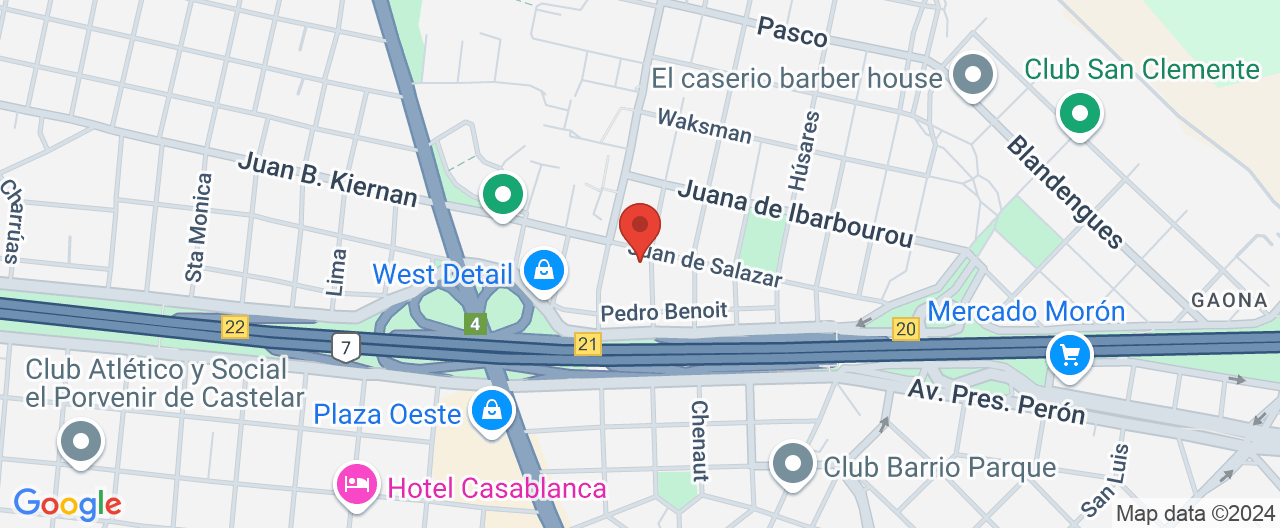 Mapa de la ubicación
