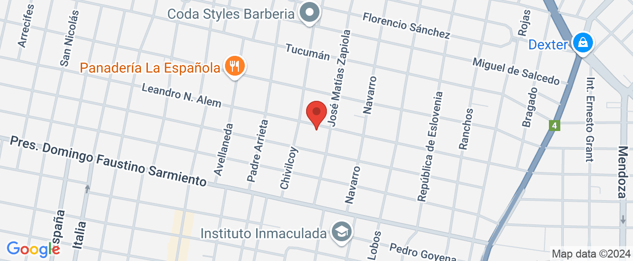 Mapa de la ubicación