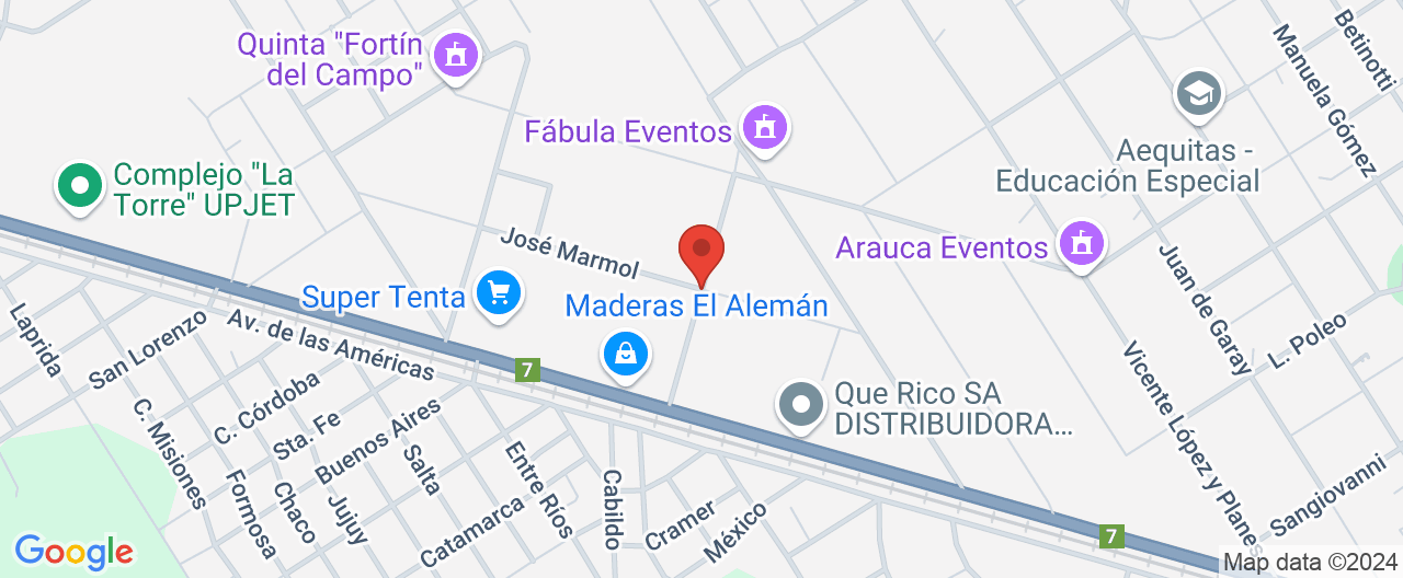 Mapa de la ubicación