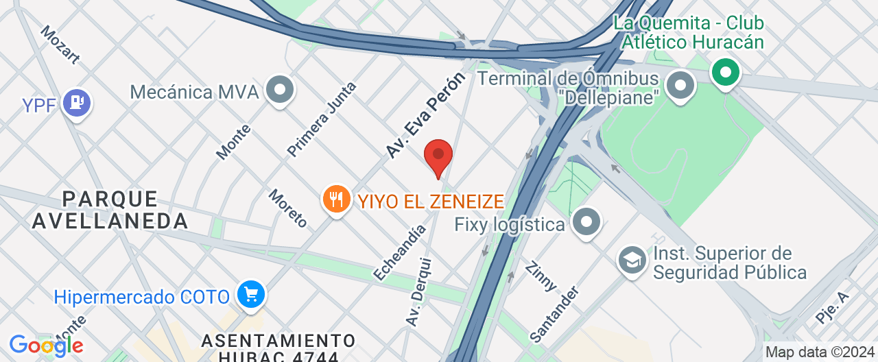Mapa de la ubicación