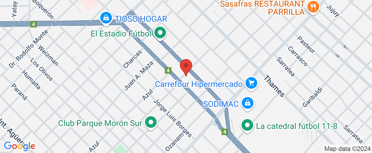 Mapa de la ubicación