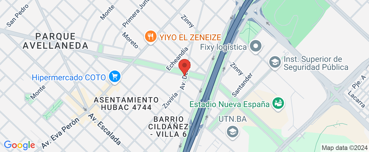 Mapa de la ubicación