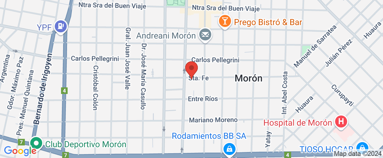 Mapa de la ubicación