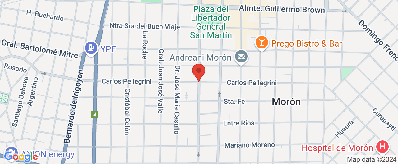 Mapa de la ubicación