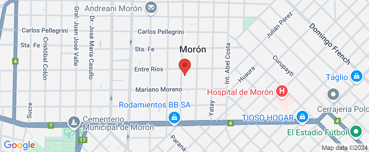 Mapa de la ubicación
