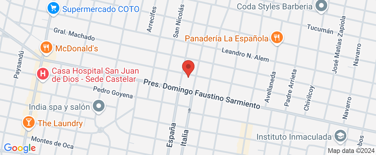 Mapa de la ubicación