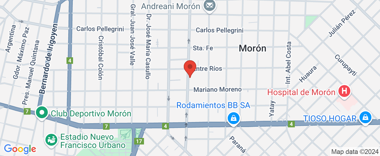 Mapa de la ubicación