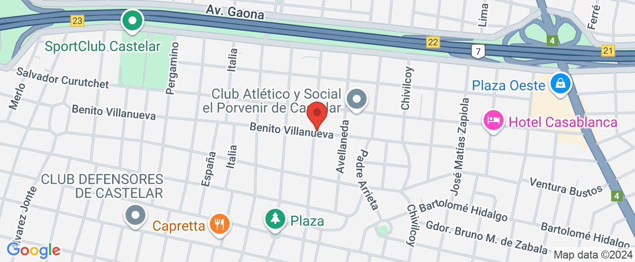 Mapa de la ubicación