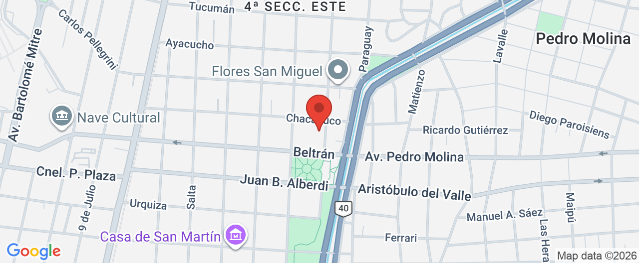 Mapa de la ubicación