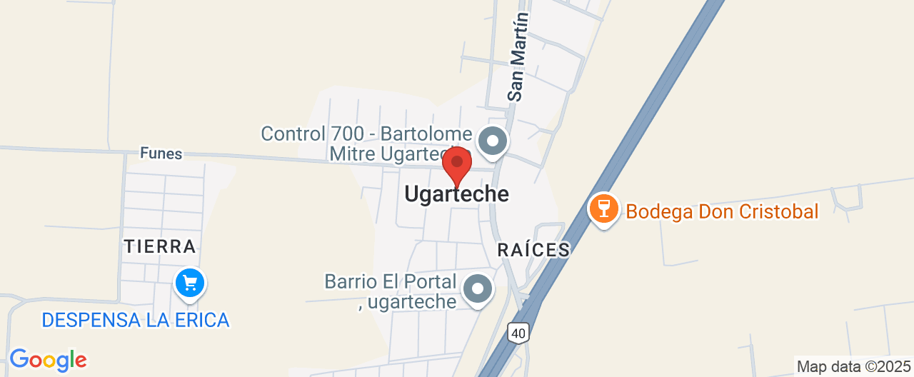 Mapa de la ubicación