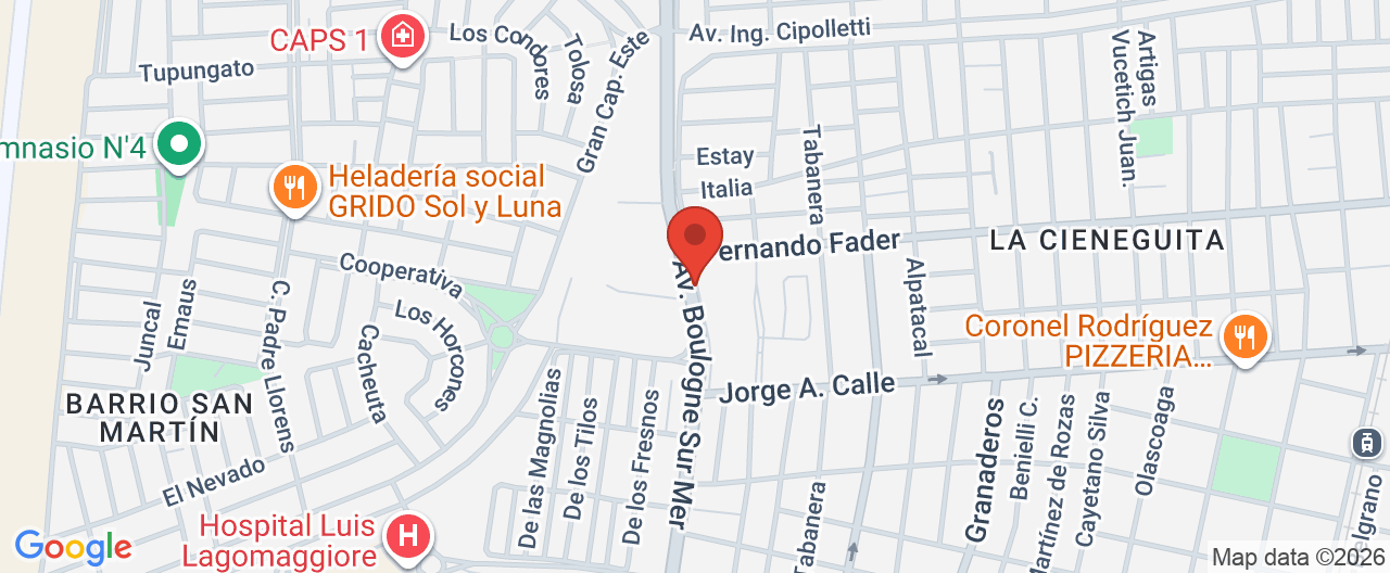 Mapa de la ubicación