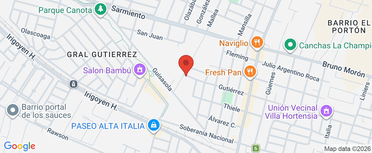 Mapa de la ubicación