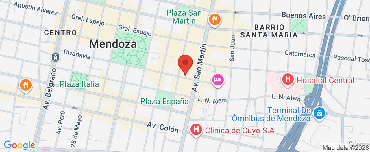 Mapa de la ubicación