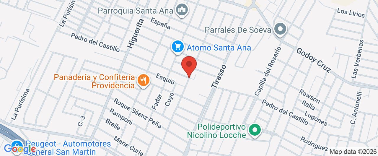 Mapa de la ubicación