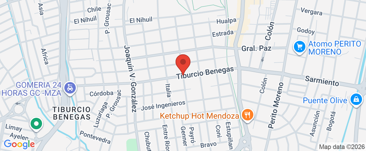 Mapa de la ubicación