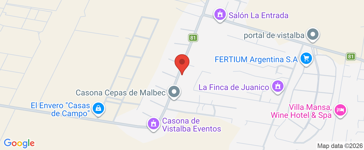 Mapa de la ubicación