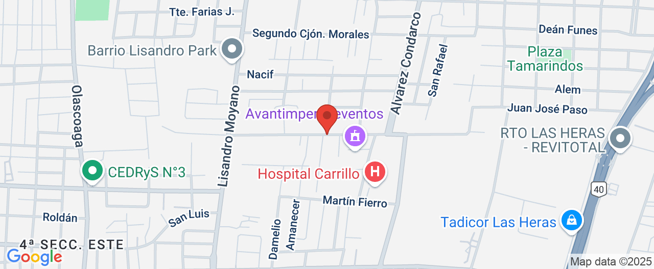 Mapa de la ubicación