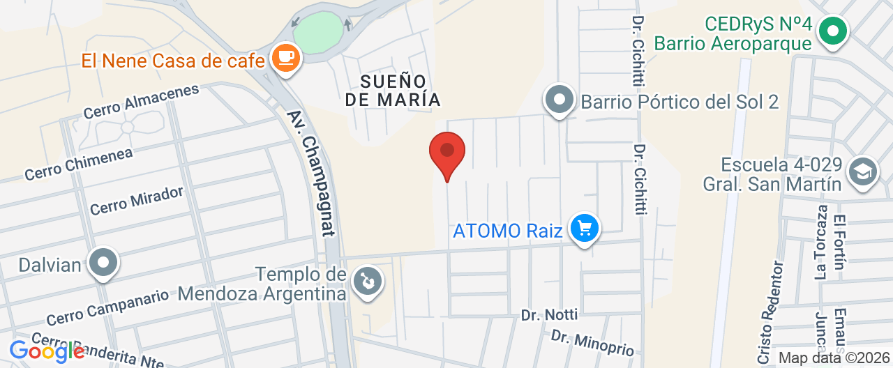 Mapa de la ubicación