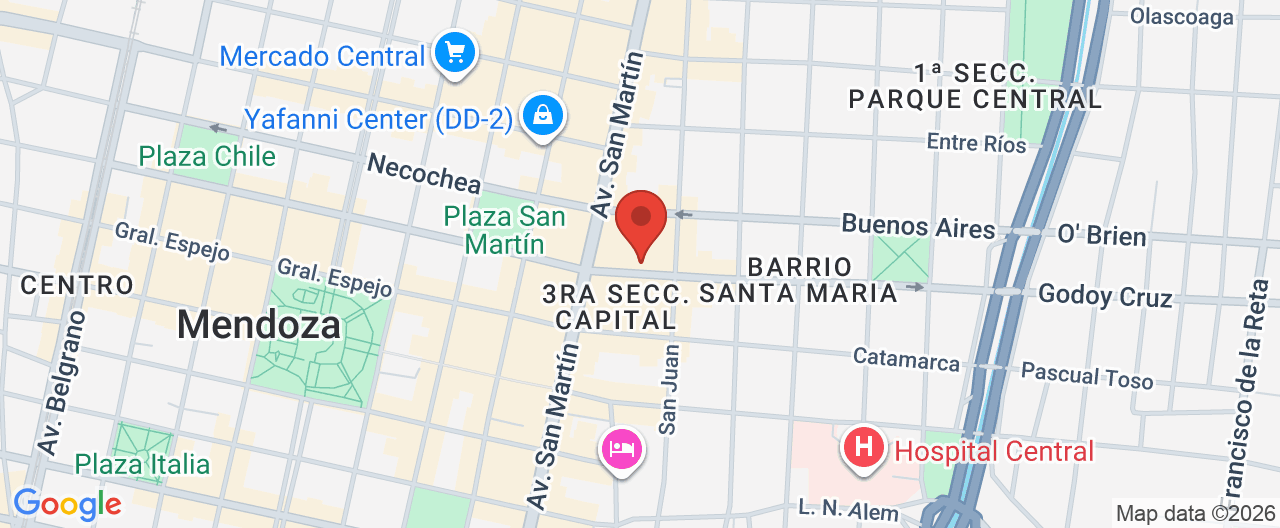 Mapa de la ubicación