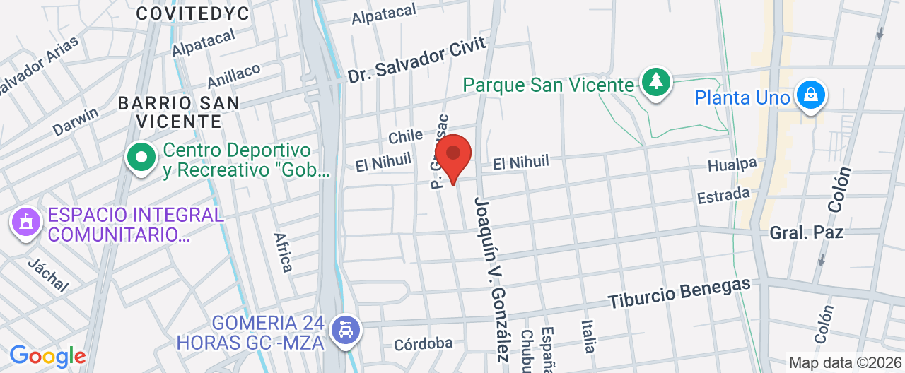Mapa de la ubicación