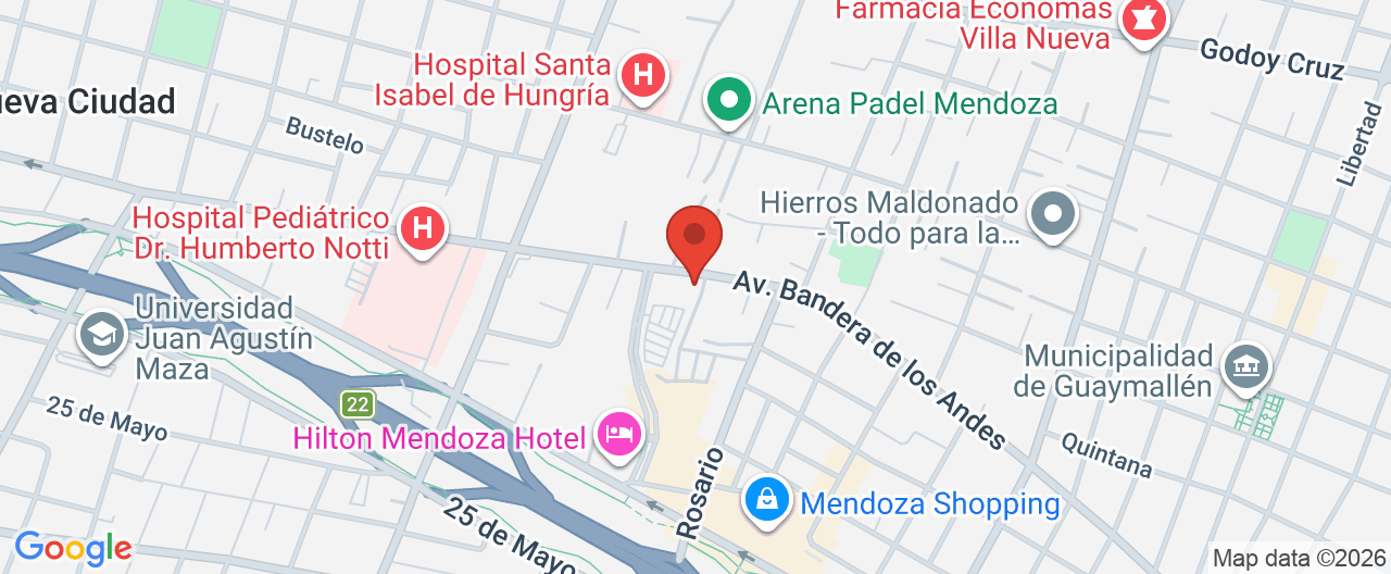 Mapa de la ubicación