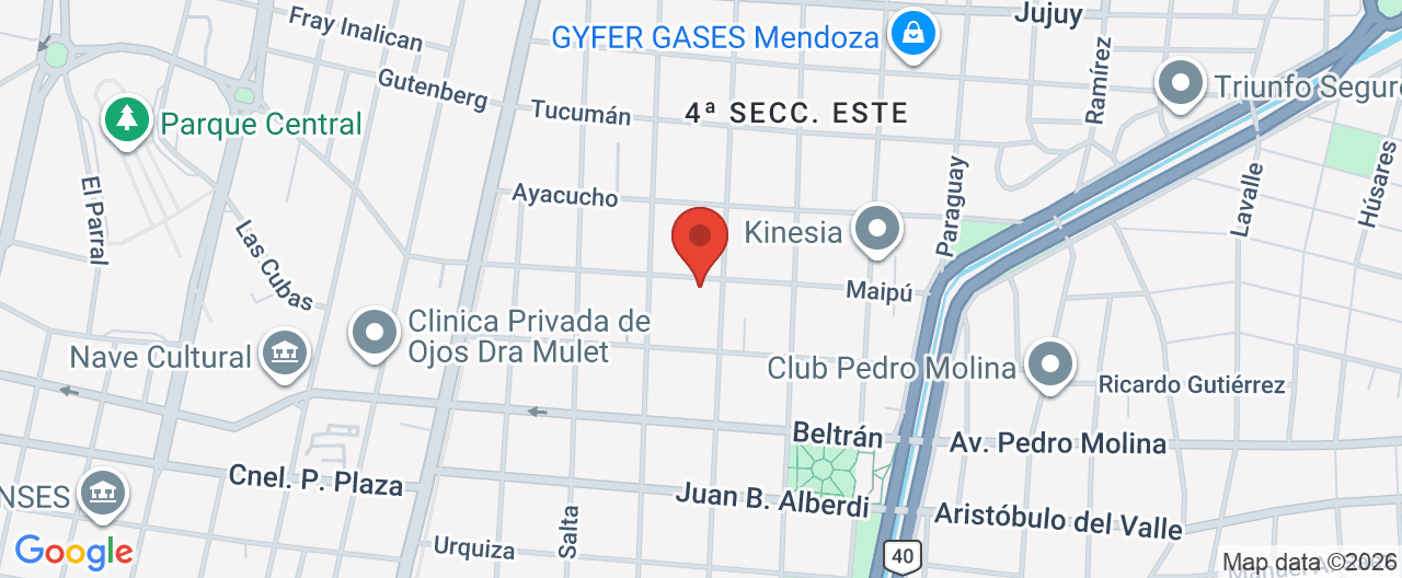 Mapa de la ubicación